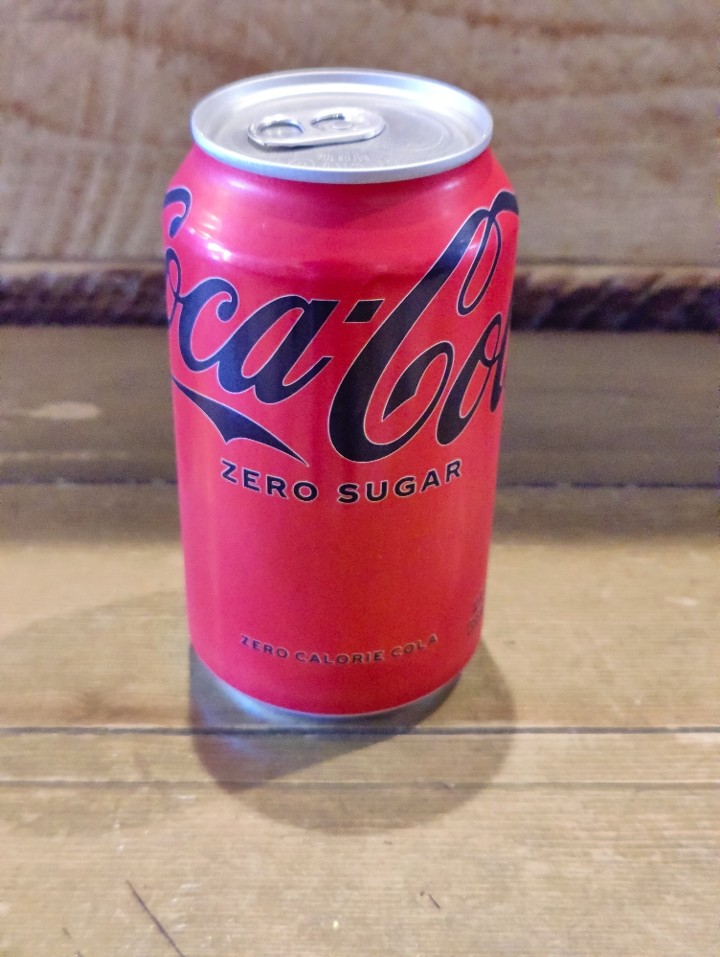 ZERO SUGAR COKE: COCA COLA (CAN)