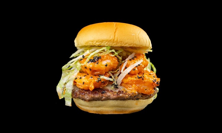 Burger 25 - LBI - Corn Fritters Burger 25 - LBI - Corn Fritters