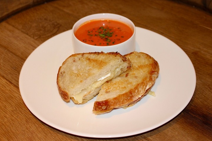 Rainbird Grilled Cheese with Tomato Bisque