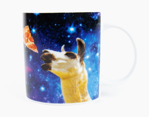 Pizza Lama in Space Mug