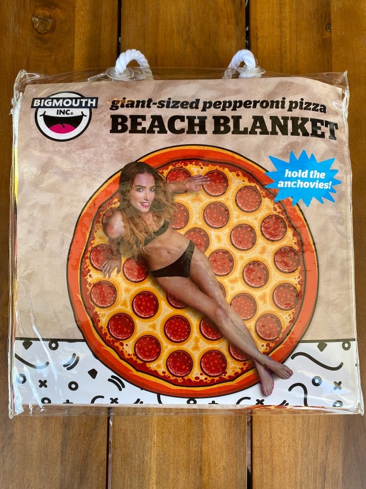 Pizza beach  Blanket