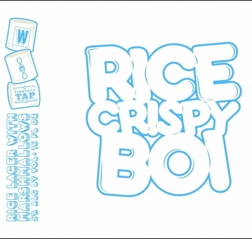Westbrook "Rice Crispy Boi" Rice Lager 16oz