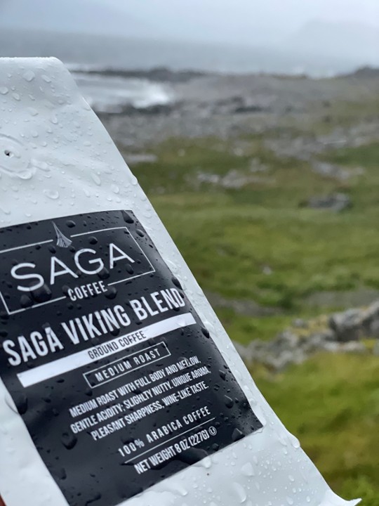 Saga Viking Blend Coffee Ground 12 oz Bag