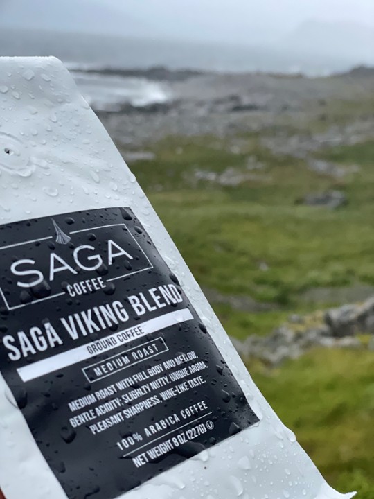 Saga Viking Blend Coffee Ground 8 oz Bag