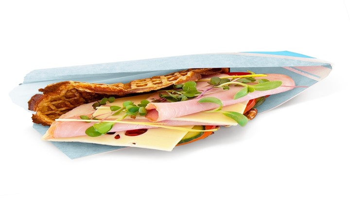 Fra'Mani Rosemary Ham and Jarlsberg Cheese Waffle