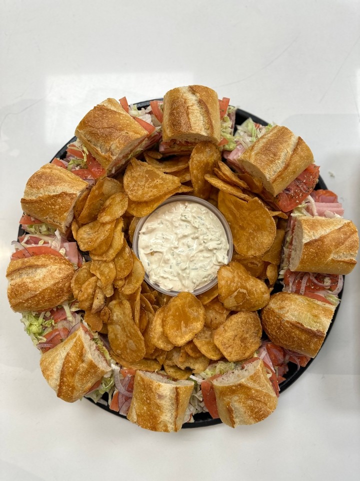 Turkey Sandwich & Dip Platter