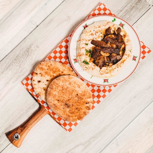 vegan shawarma hummus bowl (v)