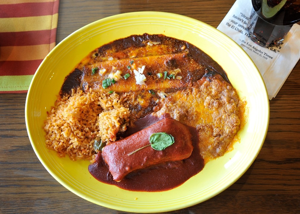 #3 Combination Enchilada and Tamale