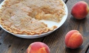 Old Fashioned Sour Cream Peach Pie