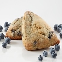 Blueberry Scones with Honey Butter