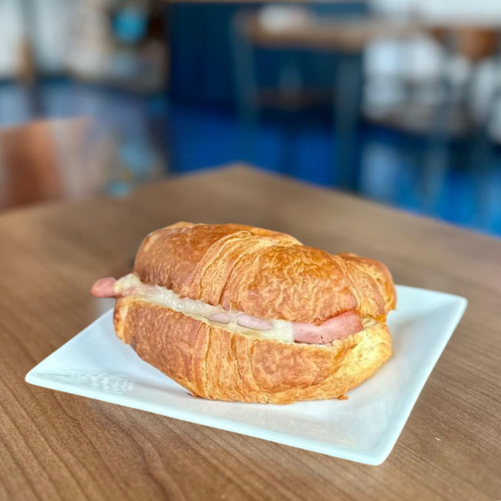 New Ham & Swiss Croissant -Heated