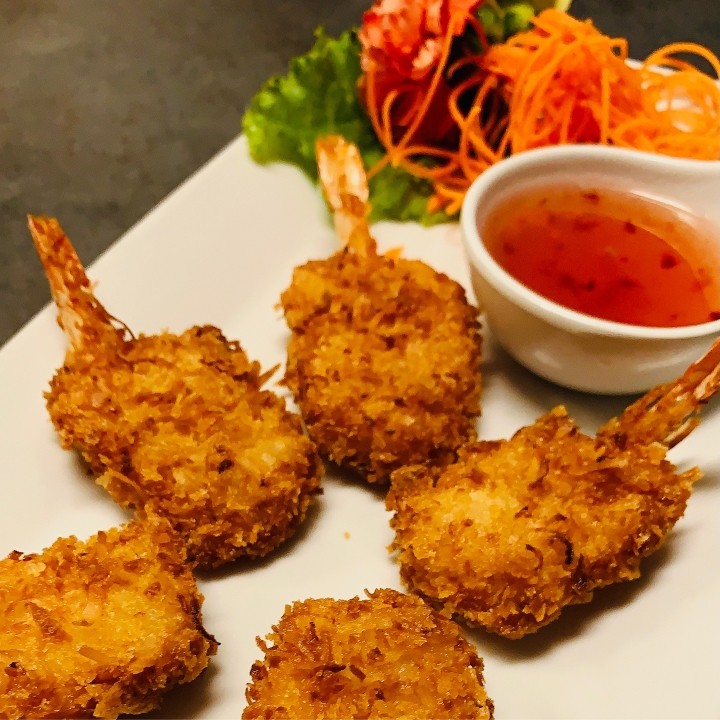 Fried coconut shrimp (5 pcs.)