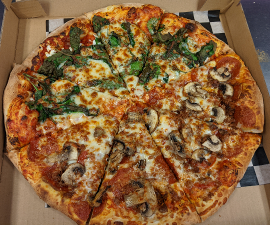 Half & Half Specialty Pizza