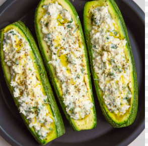 ZUCCHINI FILLED WITH COUSCOUS