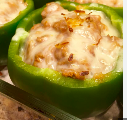 GREEN BELL PEPPER  WITH FILLED RICOTTA [CUSTOM ITEM - 10 MINS WAIT TIME]