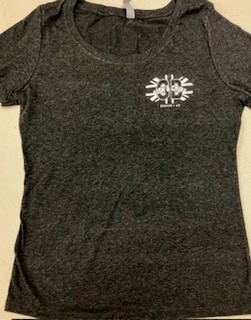 Women's Large Scoop Black T-Shirt