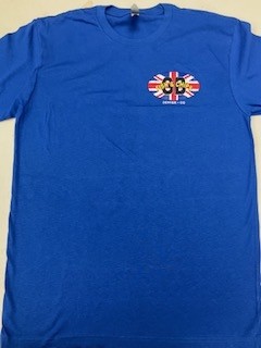 Mens 2XL Blue T-Shirt