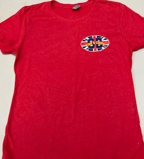 Women's Large No Scoop Red T-Shirt