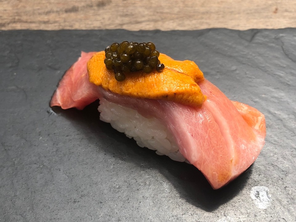 Toro Uni Caviar Sushi
