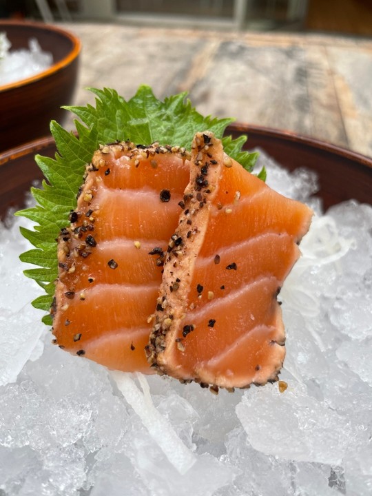 Peppercorn Salmon Sashimi