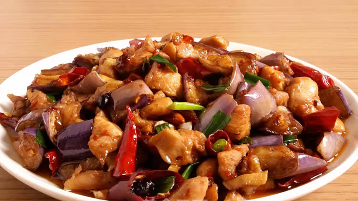 Chicken with Eggplant 茄子鸡