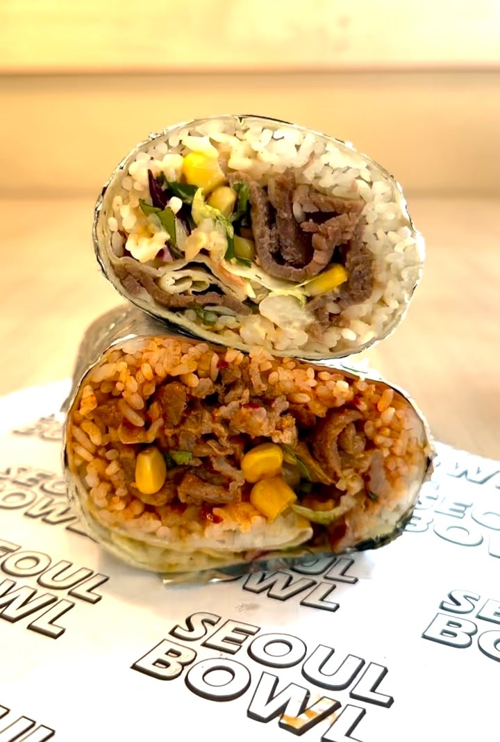 BBQ Chicken Rice Burrito