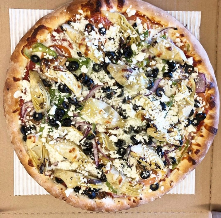 LG Greek Veggie Pizza