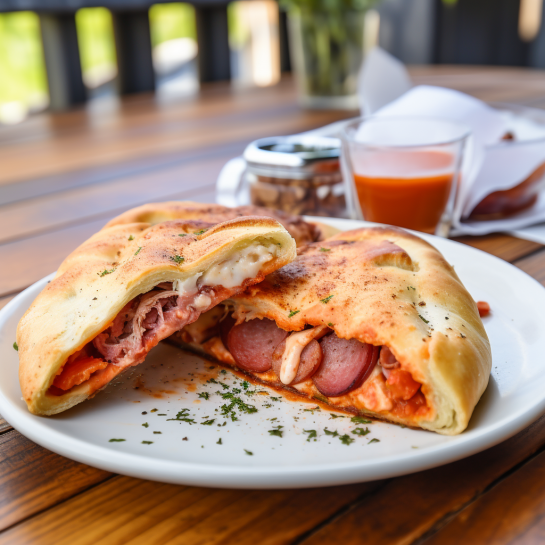 Meat Combo Calzone