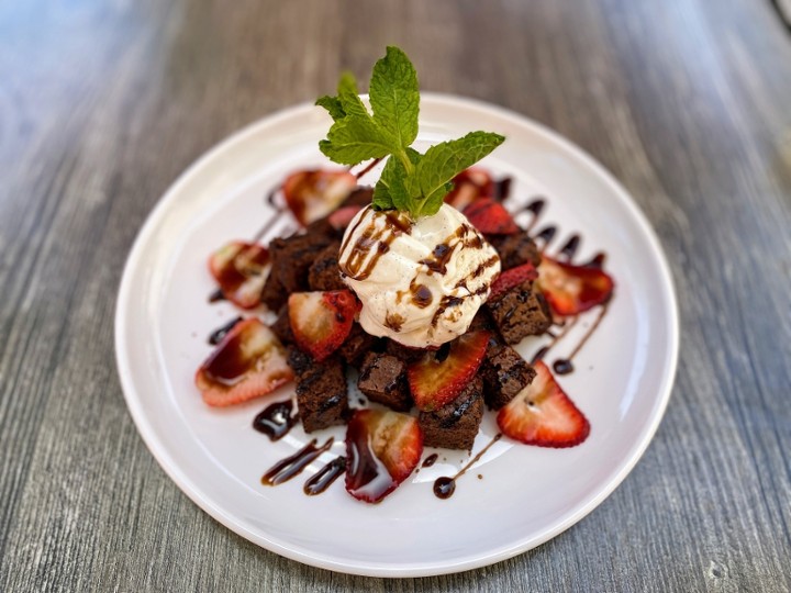 Strawberry Balsamic Brownie