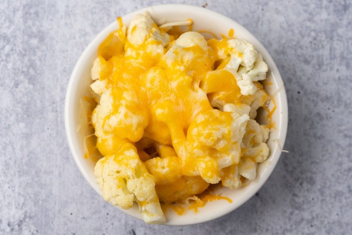 Steamed Cauliflower with Cheese
