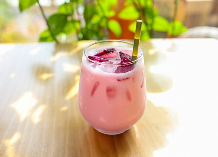 Dragonfruit Coconut Latte