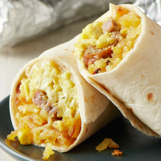 +Two Egg Breakfast Burrito