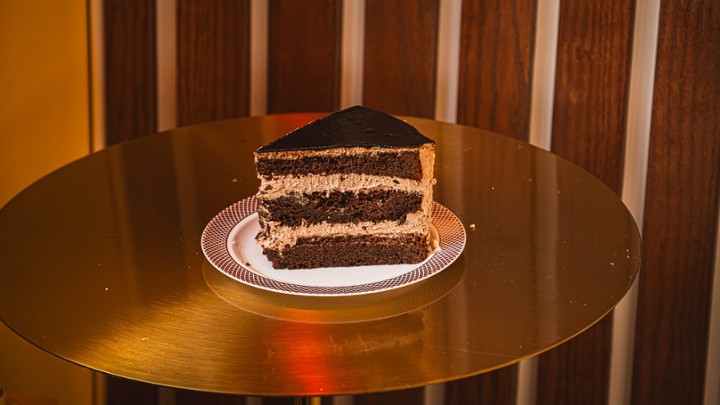 SLICE Chocolate Cake w/ Chocolate Mousse FIlling