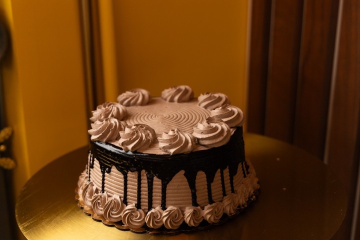 7" Chocolate Cake w/ Chocolate Mousse Filling 