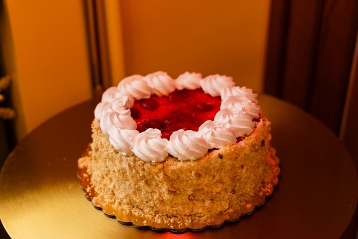 7" Vegan Strawberry Cheesecake