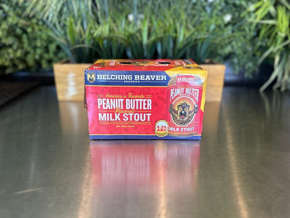 Belching Beaver Peanut Butter Stout 6 Pack