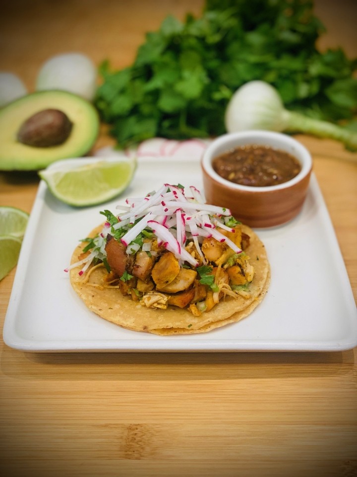 POLLO AL PASTOR TACO