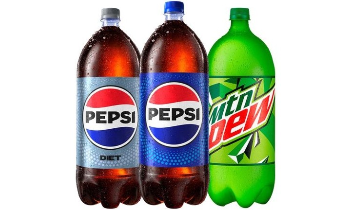 2 Liter Bottle - Pepsi Sodas