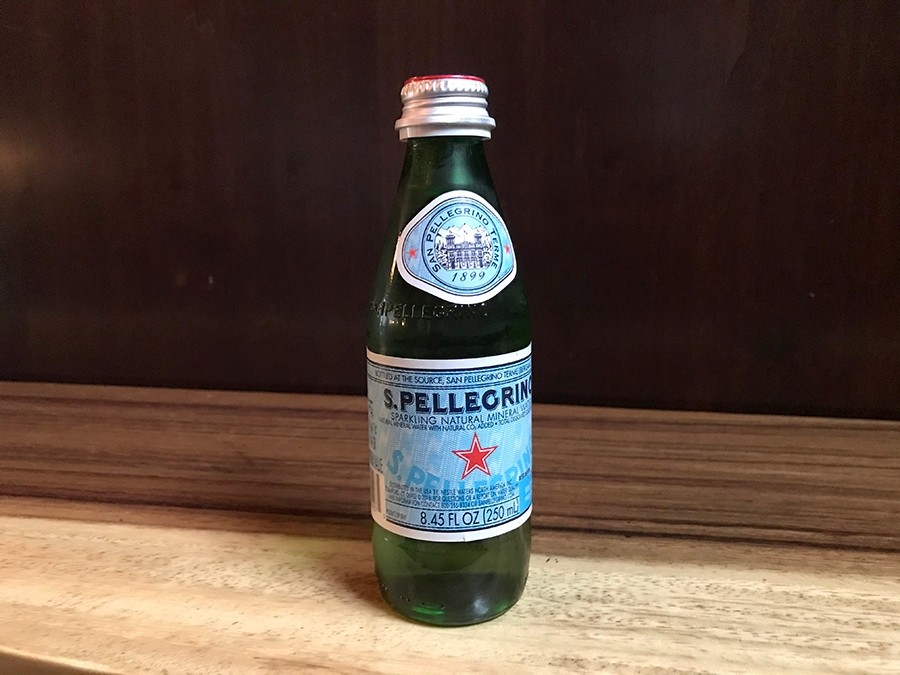 San Pellegrino Sparkling Natural Mineral Water 8.45oz Glass Bottle (Pack of 10)