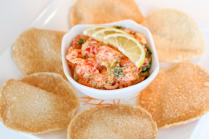 Salmon Wonton Chips *