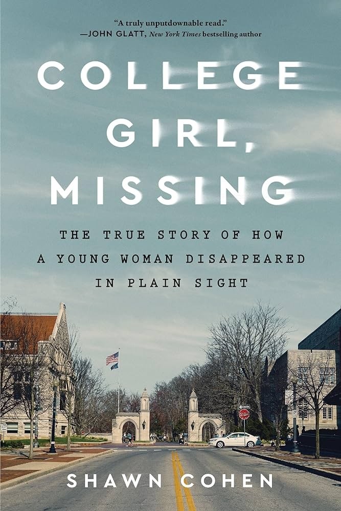 ADMIT TWO: Shawn Cohen at Sidekick Coffee & Books on June 3 for COLLEGE GIRL, MISSING