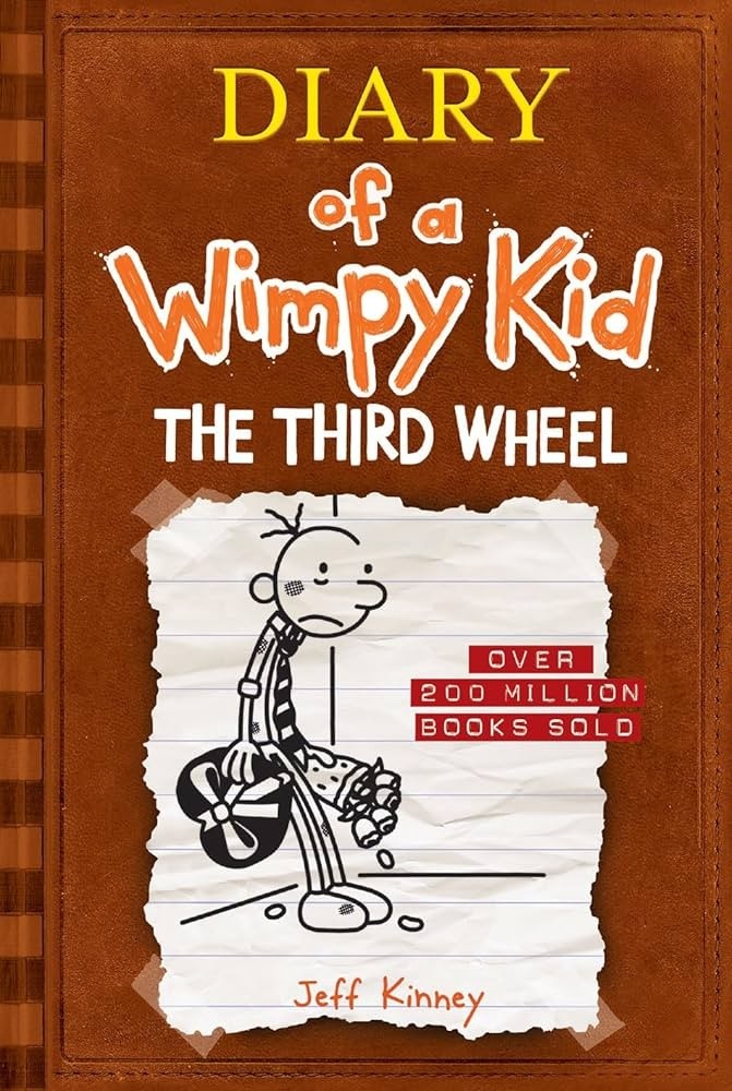 THE THIRD WHEEL (DIARY OF A WIMPY KID #7)  by Jeff Kinney