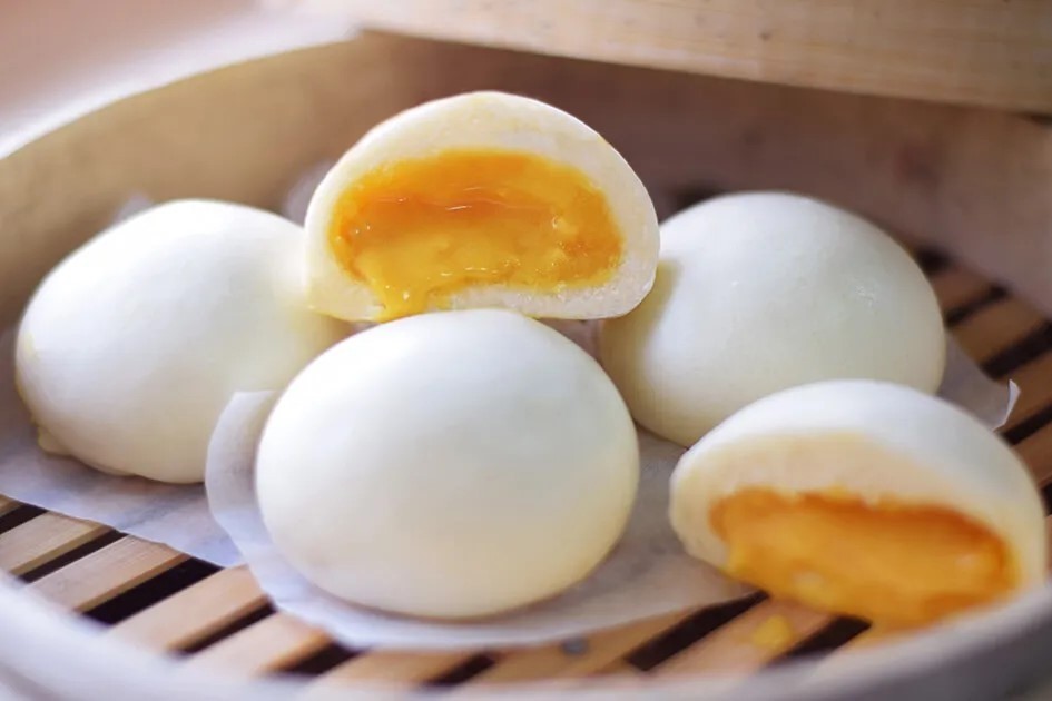 Salted Egg Custard Bun流沙包(3)