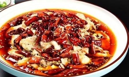 Fish Filets In Sichuan Hot Chilli Broth水煮鱼片