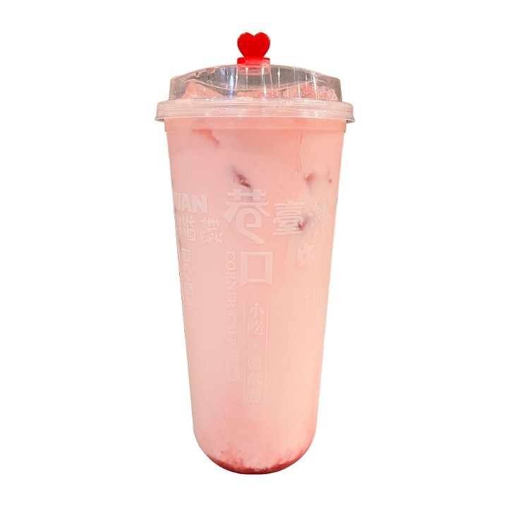 Strawberry Milk Tea 草莓奶茶