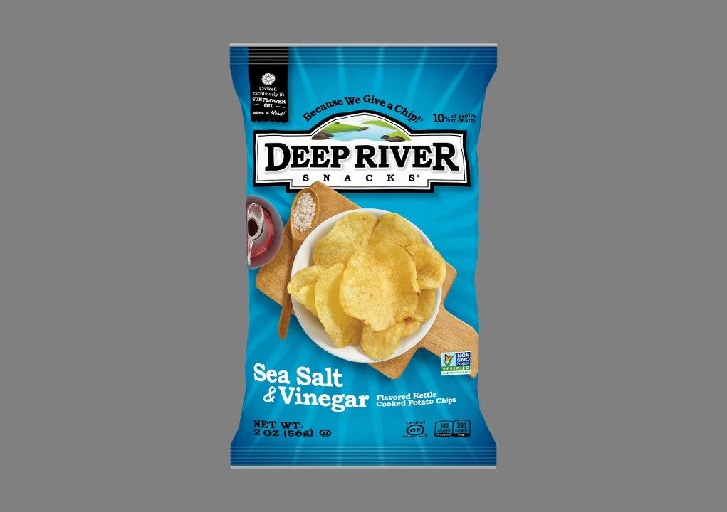 Kettle Deep River Chips Salt & Vinegar