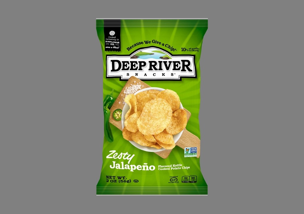 Kettle Deep River Chips Zesty Jalepeno