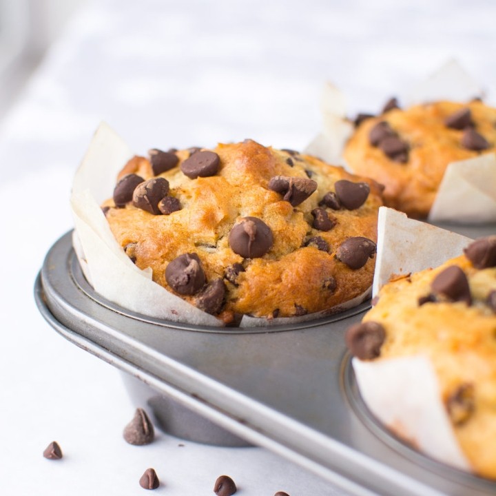 Chocolate Chip Freshly Baked 'Jumbo' Muffin