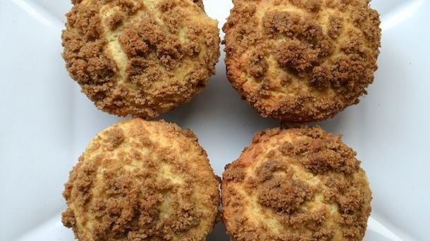 Coffee Crumble 'Jumbo' Muffins Freshly Baked