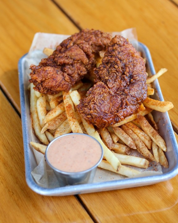 Chicken Tenders (2 pc) w Fries